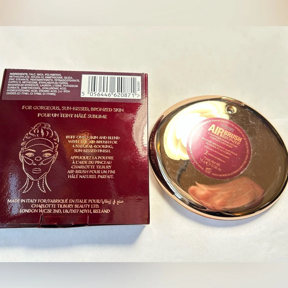 NWT🌷#2 - Charlotte Tilbury’s Refillable Airbrush Matte Bronzer